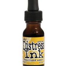 43348 Tim Holtz Distress Re-Inker Fossilized Amber