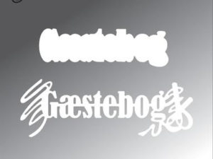 BLD1144 By Lene Die, Gæstebog m/skygge-0