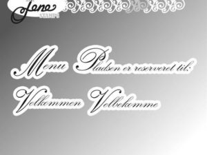 BLS1089 By Lene stempel, Dansk tekststempel, Menu-0