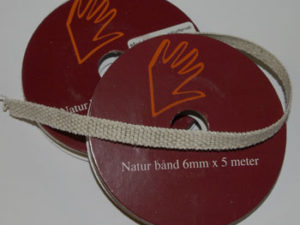 55678 Naturbånd 6mm x 5m naturfarvet Jute/hessian -0