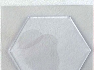 NMMP008 Nellie Snellen Mixed Media Transparent Plate Hexagon-0