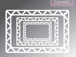 BLD1192 By Lene Die Cut/emb, Frames-0