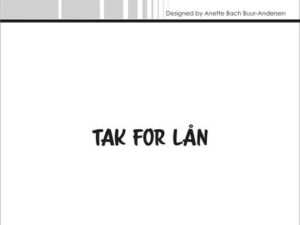SBC061 Simple and Basic Stempel "Tak For Lån"-0