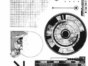 CMS403 Stampers Anonymous Tim Holtz Cling Stamp, Glitch 1