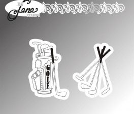 BLS1143 By Lene Stempel, Golf Clubs