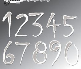 BLD1291 By Lene Die Cut/Emb, Numbers