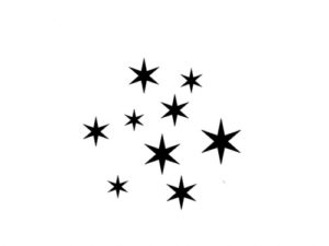 LAV289 Lavinia Stamps, Mini Star Group