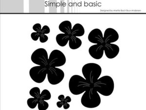 SBD095 Simple and Basic die, Flowers, Blomster