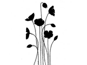 LAV189 Lavinia Stamps, Wild Poppies