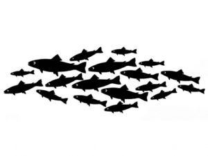 LAV432 Lavinia Stamps, Shoal of Fish