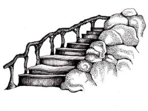 LAV178 Lavinia Stamps, Fairy Steps