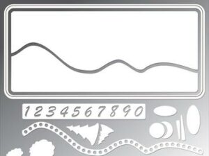 BLD1352 By Lene Die Cut/Emb, Slimcard Landscape