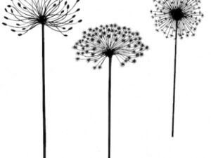 LAV166 Lavinia Stamps, Dandelions