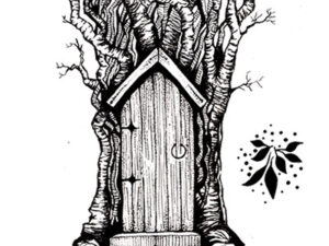 LAV141 Lavinia Stamps, Fairy Door Large