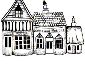 LAV144 Lavinia Stamps, Fairy Shops