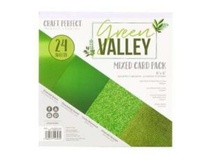 9393E Tonic Studios Craft Perfect Mixed Card Pack - Green Walley