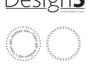 D5C069 Design5 Clearstamp, Basis Cirkler - Tiden går, Klokken slår