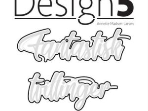 D5D048 Design5 Dies, Skyggedies - Tvillinger + Fantastisk