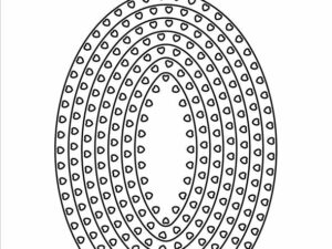 SBD208 Simple and Basic die, Heart Framed - Oval