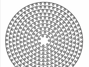 SBD209 Simple and Basic die, Heart Framed - Circle