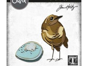 665857 Sizzix Die Tim Holtz Thinlits, Bird & Egg Colorize