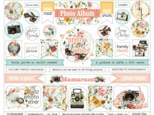 MT-MRA-10 Mintay Papers 30 x 30, Cardboard Stikers, Mamarazzi