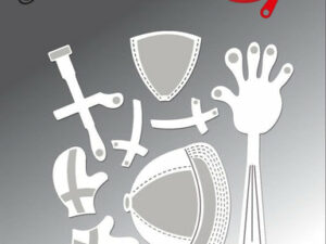 BLD1437 By Lene Die Cut/Emb, Football Fan Accessories #2