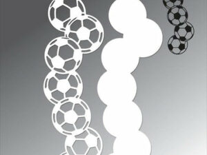 BLD1440 By Lene Die Cut/Emb, Football Border