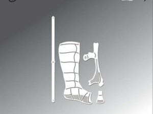 BLD1442 By Lene Die Cut/Emb, Plaster Bone