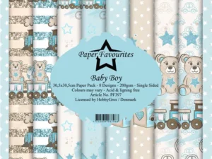 PF397 Paper Favourites, Papirsblok 30x30, Baby Boy