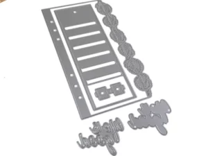 1938 Elizabeth Craft Design Die, Planner Essentials 49 - Rope Border