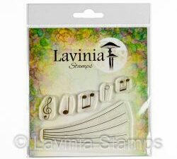 LAV738 Lavinia Stamps, Musical Notes (large)