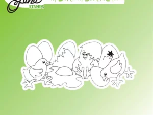 BLS1207 By Lene Stempel, Matchstick - Chicken & Egg