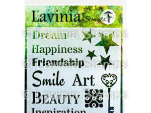 ST036 Lavinia Stencils, Words 2