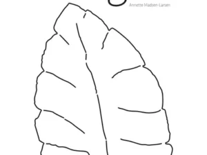 D5D085 Design5 Dies, Big Leaves - Stort Blad