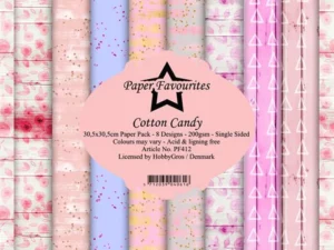 PF412 Paper Favourites, Papirsblok 30x30, Cotton Candy