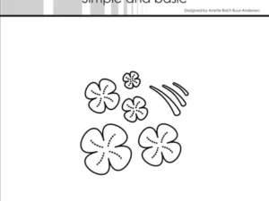 SBD234 Simple and Basic die, Blomst - Clover - Kløver