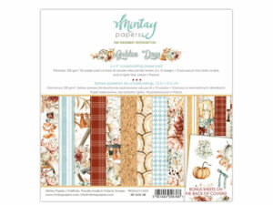 MT-GOL-08 Mintay Papers 15x15, Golden Days