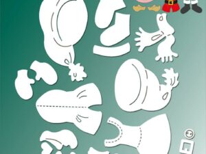 BLD1492 By Lene Die Cut/Emb, Christmas Clothes