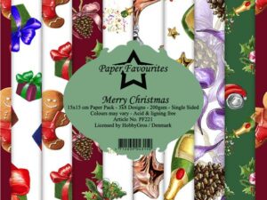 PF221 Paper Favourites, Papirsblok 15x15, Merry Christmas