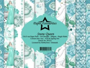 PF223 Paper Favourites, Papirsblok 15x15, Snow Queen
