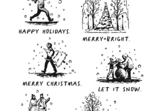 CMS456 Stampers Anonymous Tim Holtz, Holiday Sketchbook