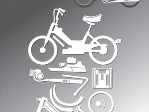 BLD1534 By Lene Die Cut/Emb, Moped