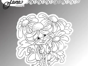 BLS1232 By Lene Stempel, Flower Mouse #2