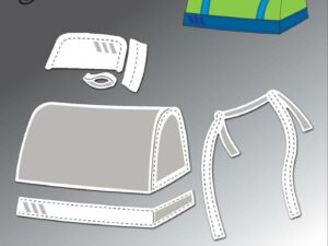 BLD1544 By Lene Die Cut/Emb, Sports Bag