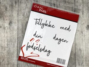 7900 Dan Dies Tillykke med dagen/din fødselsdag