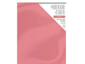 8704E Tonic Studios Craft Perfect - Mirror Card, Italien Rose