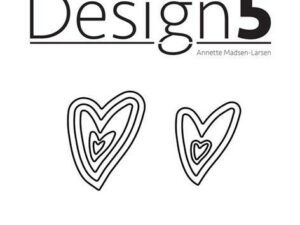 D5D113 Design5 Dies, Crazy Hearts