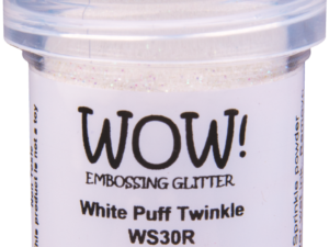 WS30R WOW! Embossing Powder, Embossing Glitters, White Puff Twinkle   - Regular
