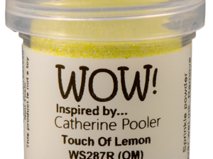 WS287R WOW! Embossing Powder, Embossing Glitters, Touch of Lemon - Regular